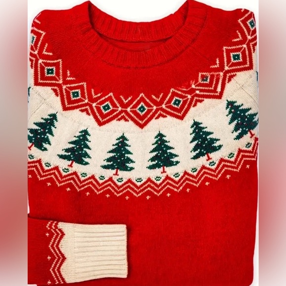 Sweaters - Retro Fair Isle Evergreen Sweater
Christmas Sweater
English Countryside Sweater
